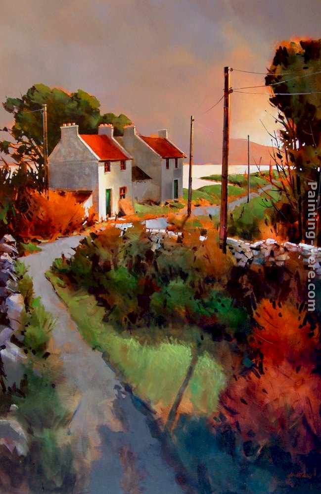 Light of Donegal painting - Michael O'Toole Light of Donegal art painting